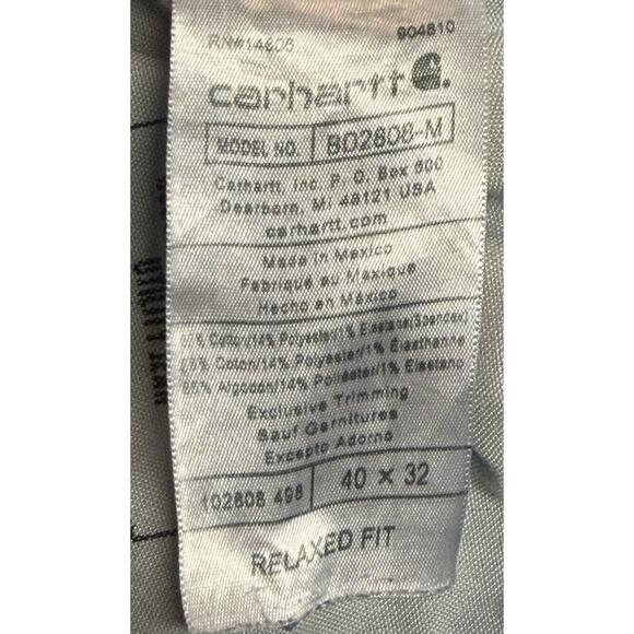 Carhartt Rugged Flex Relaxed Denim Jeans Men's 40x32 Medium Wash BD2808-M - Picture 11 of 15